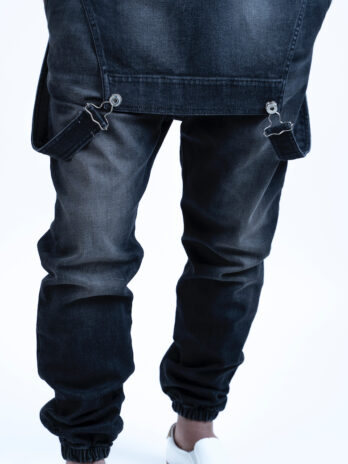 Sarouel en jeans Noir